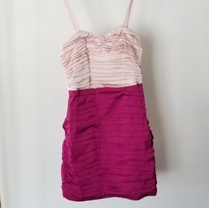 Express Women's Dress Pink Two Tone, Size 2
